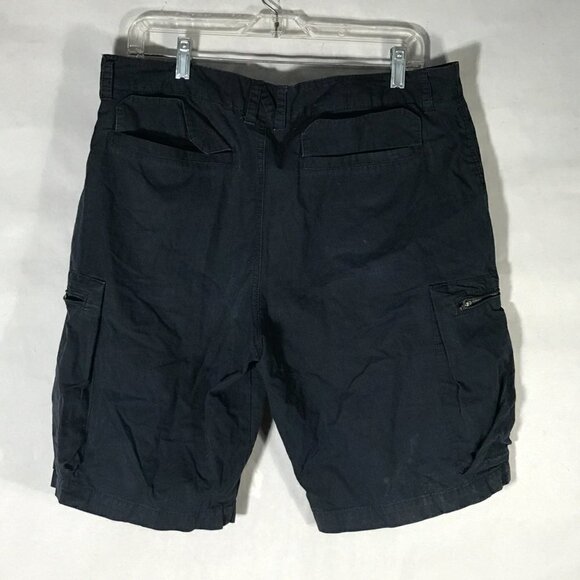 NIKE Athletic Blue Workout Cargo Zipper Activewear Sports Training Shorts - Picture 6 of 6